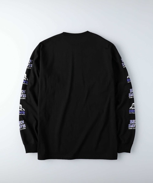 BEN DAVIS（ベンデイビス）の「【BEN DAVIS】スリーブプリントロンＴ（Tシャツ/カットソー・メンズ・ブルー/ホワイト/ブラック・M/L/XL）」の6枚目の写真