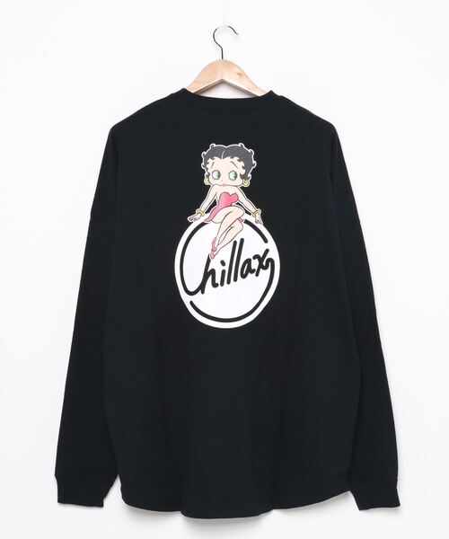 chillax（チラックス）の「CHILLAX/チラックス 長袖Tシャツ 204OO1LT153CL（Tシャツ/カットソー・メンズ・ホワイト/ブラック/ブラウン・M/L）」の5枚目の写真