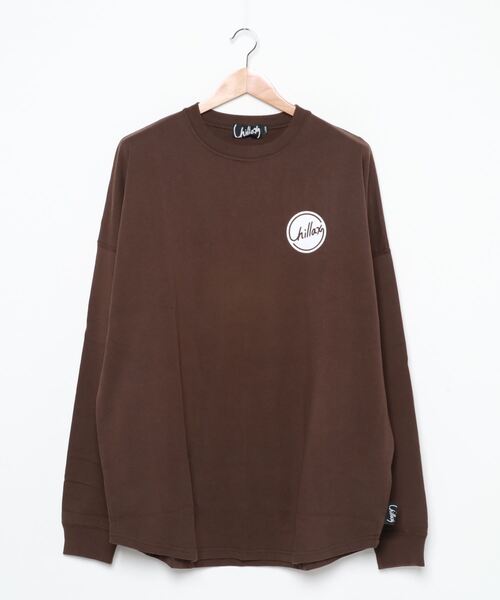 chillax（チラックス）の「CHILLAX/チラックス 長袖Tシャツ 204OO1LT153CL（Tシャツ/カットソー・メンズ・ホワイト/ブラック/ブラウン・M/L）」の7枚目の写真