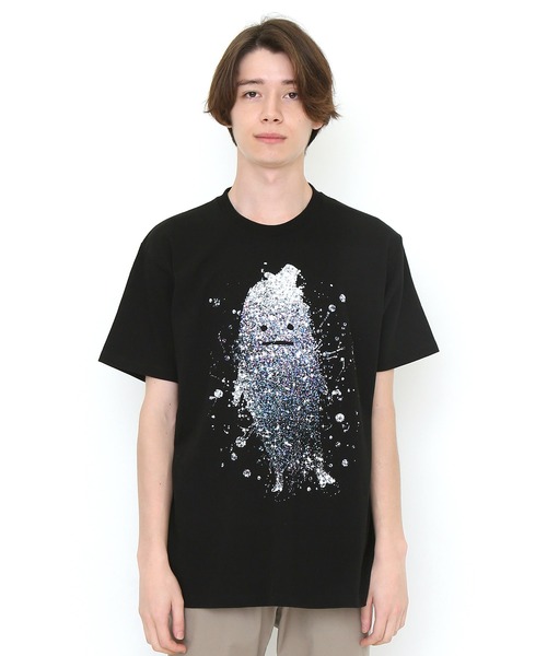 Design Tshirts Store Graniph デザイン ティーシャツ ストア グラニフ の ベーシックｔシャツ スパークリングビューティフルシャドー ブラック Tシャツ カットソー Wear