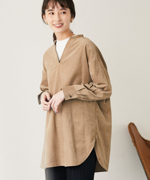 コーデュロイスキッパーチュニック シャツ ブラウス Green Parks グリーンパークス のファッション通販 Zozotown コーデュロイスキッパーチュニック シャツ ブラウス Green Parks グリーンパークス のファッション通販 Zozotown