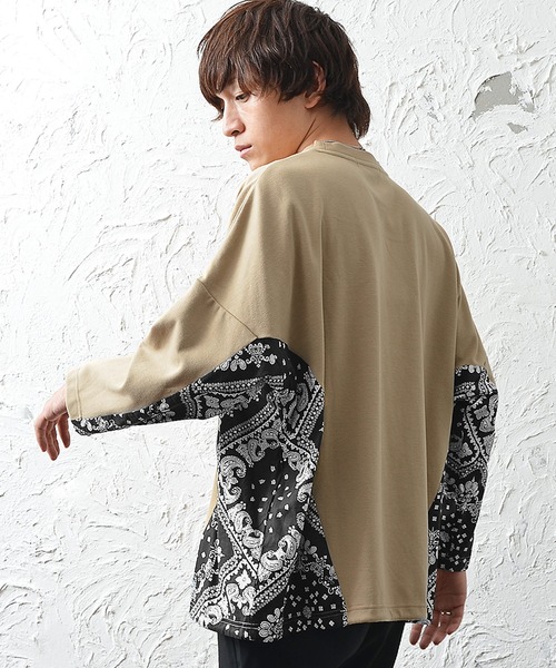 メンズペイズリー切替ビッグトレーナー スウェット Minority マイノリティ のファッション通販 Zozotown