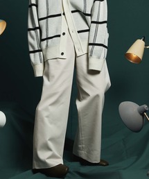 MAISON SPECIAL | 《ユニセックスアイテム》カルゼ/ウールギャバ 1タックイージーワイドパンツ【MAISON SPECIAL/メゾンスペシャル】(その他パンツ)