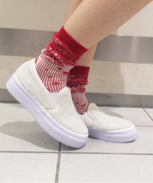 Kastane | 【Kastane】厚底ボアスリッポン(スニーカー)