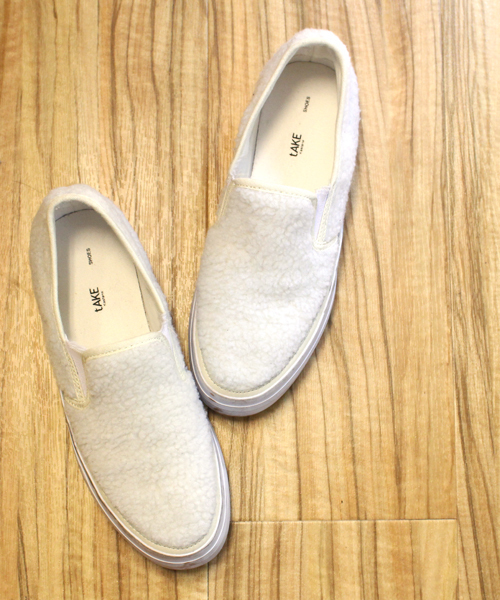 Kastane（カスタネ）の「【Kastane】厚底ボアスリッポン（スニーカー・レディース・アイボリー/ブラック・38/36/37）」の14枚目の写真