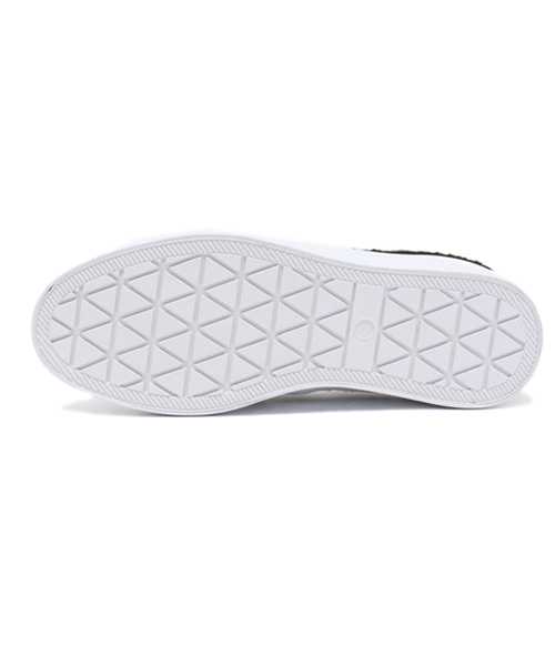 Kastane（カスタネ）の「【Kastane】厚底ボアスリッポン（スニーカー・レディース・アイボリー/ブラック・38/36/37）」の4枚目の写真