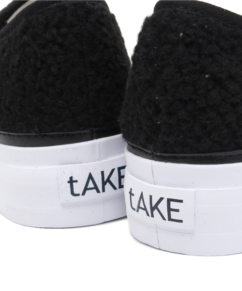 Kastane（カスタネ）の「【Kastane】厚底ボアスリッポン（スニーカー・レディース・アイボリー/ブラック・38/36/37）」の9枚目の写真