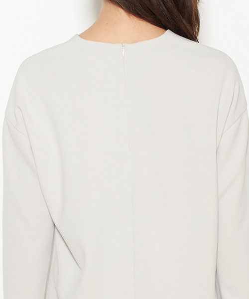 Liesse(リエス)の「Vネックワンピース(ワンピース・レディース・ライトグレー/ブラック・S/M)」の15枚目の写真