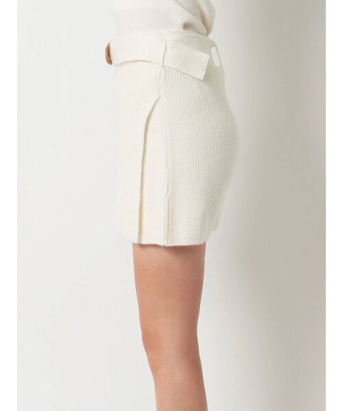 RESEXXY（リゼクシー）の「ニットスカパン【セットアップ着用可能】（その他パンツ・レディース・オフホワイト/ブラック/ベージュ・FREE）」の22枚目の写真