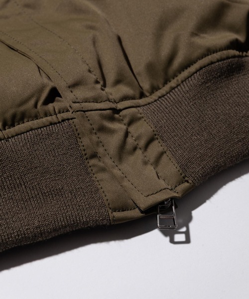 glamb Carol MA-1 カーキ　M glamb グラム オーバーサイズ MA-1 フライト ジャケット カーキ