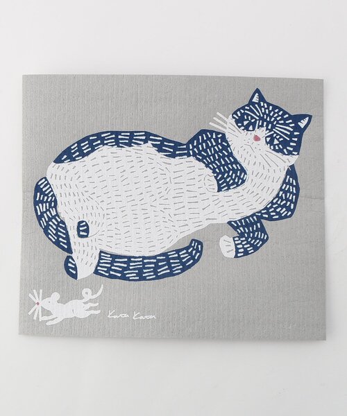 スポンジワイプ　kata kata ねこ 水切り