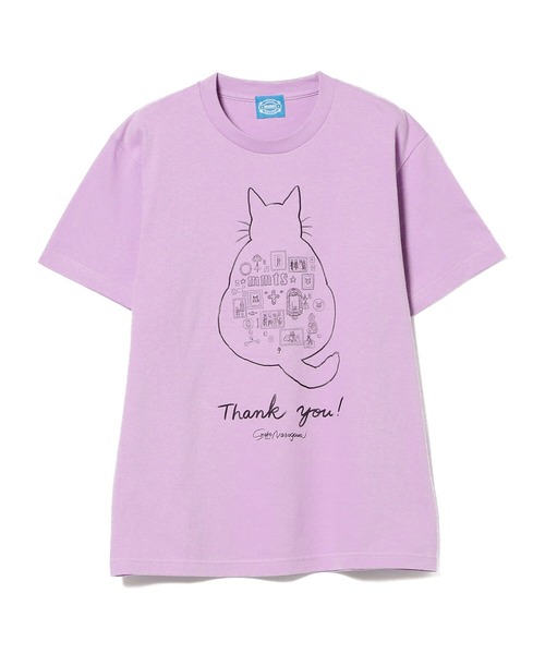 mmts(マミタス)の「<UNISEX>mmts / mmts thank you Tシャツ(Tシャツ/カットソー・レディース・ラベンダー/ホワイト系その他5・SMALL/MEDIUM/LARGE/X-LARGE)」の3枚目の写真