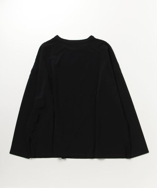 Bling Leads(ブリングリーズ)の「【Bling leads】オーバーサイズ プリーツカットソー(Tシャツ/カットソー・メンズ・ブラック/グレイッシュベージュ/グレイッシュブルー/グレー・LARGE/MEDIUM)」の18枚目の写真