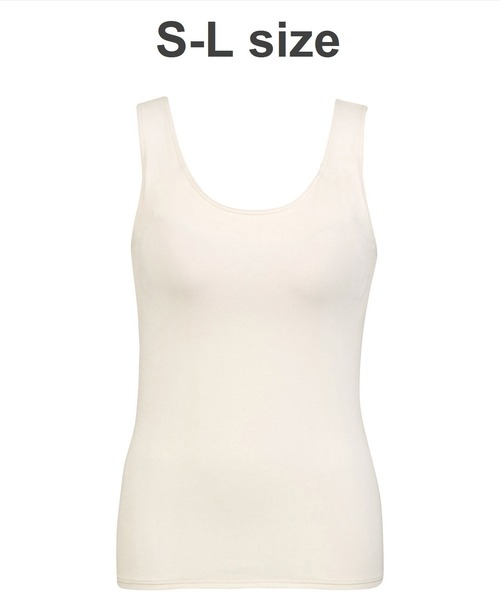 WING(ウイング)の「「シンクロブラトップ」カップ付きノースリーブ(インナーウェア/肌着・レディース・チャコールグレー/ダークブラウン/ライトブラウン/ライトブルー/ピンク/クリーム/バイオレット/ブラック/サーモンピンク/パープル/ブラウン・M/L/S)」の7枚目の写真