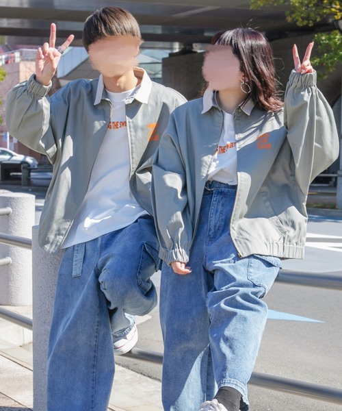 セール バックプリントbigブルゾン ユニセックス ブルゾン Pairpair ペアペア のファッション通販 Zozotown
