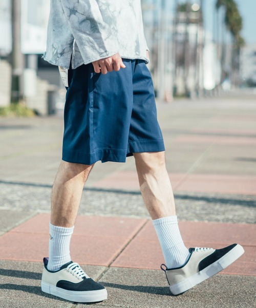 Ressaca(レサーカ)の「ストレッチツイルショートシェフパンツ(その他パンツ・メンズ・ブルー/ネイビー/カーキ/ブラック/グレイッシュブルー/オフホワイト/ミント/ワンウォッシュ/ベージュ/ブラウン・S/M/L/XL)」の1枚目の写真