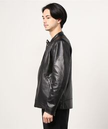 Schottショット　アシンメトリー　シングルライダース　ラムレザー　M schott（ショット）の「Schott/ショット/LAMB SINGLE RIDERS