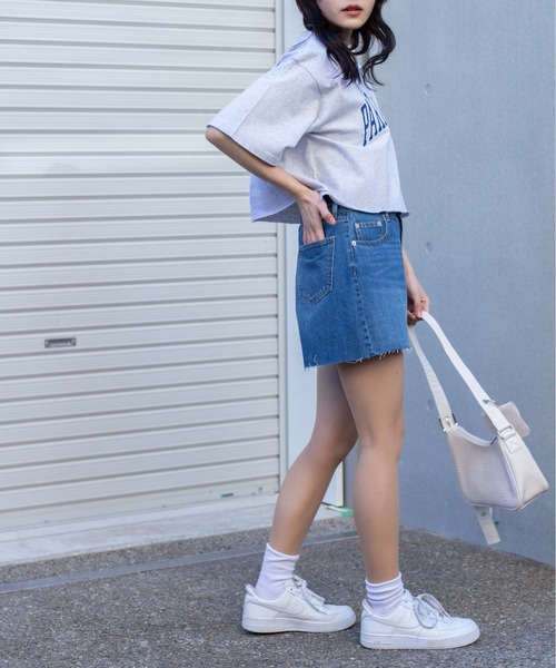 WEGO（ウィゴー）の「WEGO/ダメージショートパンツ（デニムパンツ・レディース・ホワイト/ブラック/インディゴブルー/ナチュラル/コバルトブルー/ブラック系その他/その他1/その他2/その他3/ライトインディゴブルー/ケリー/その他6/その他7・SMALL/MEDIUM/LARGE/X-SMALL）」の18枚目の写真