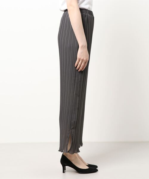 INTERPLANET（インタープラネット）の「プリーツジョーゼットパンツ（その他パンツ・レディース・チャコールグレー/ブルー/モカ・FREE）」の5枚目の写真