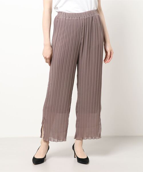 INTERPLANET（インタープラネット）の「プリーツジョーゼットパンツ（その他パンツ・レディース・チャコールグレー/ブルー/モカ・FREE）」の17枚目の写真