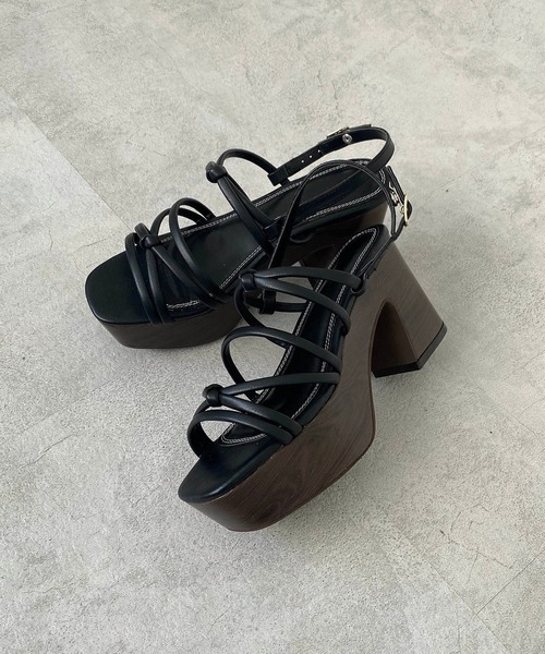 FREE'S MART（フリーズマート）の「◆タイトノットサンダル（サンダル・レディース・ブラック/グレー/イエロー・SMALL/MEDIUM）」の13枚目の写真