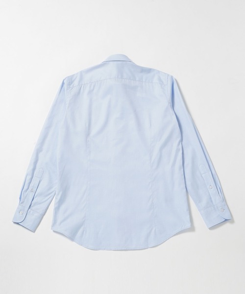 NANO universe（ナノユニバース）の「：ツイルセミワイドシャツ（ビジネスシャツ・メンズ・ホワイト/サックスブルー・S/L/M）」の12枚目の写真
