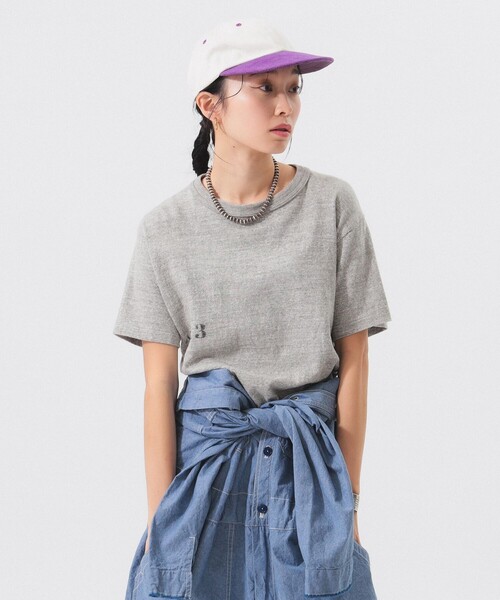 BEAMS BOY（ビームスボーイ）の「【別注】WAREHOUSE & CO. / ステンシル13 Tシャツ（Tシャツ/カットソー・レディース・ホワイト/グレー/ネイビー・SMALL/X-LARGE）」の13枚目の写真