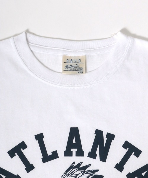 MARUKAWA（マルカワ）の「カレッジロゴ プリント 半袖Ｔシャツ（Tシャツ/カットソー・メンズ・ホワイト系その他/ブルー系その他/杢グレー/レッド系その他/ブルー系その他2/グリーン系その他/レッド系その他2/ブルー系その他3・M/L/LL）」の17枚目の写真