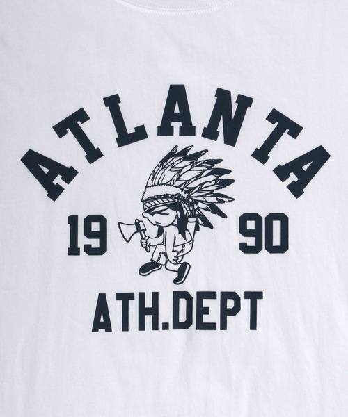 MARUKAWA（マルカワ）の「カレッジロゴ プリント 半袖Ｔシャツ（Tシャツ/カットソー・メンズ・ホワイト系その他/ブルー系その他/杢グレー/レッド系その他/ブルー系その他2/グリーン系その他/レッド系その他2/ブルー系その他3・M/L/LL）」の14枚目の写真