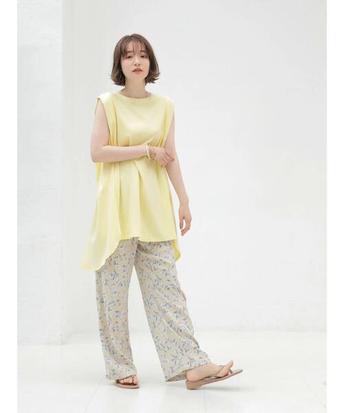 AMERICAN HOLIC（アメリカンホリック）の「ドロストとろみワイドパンツ　＊（その他パンツ・レディース・アイボリー/モカ/ラベンダー/その他14/ダークネイビー・M/L）」の11枚目の写真