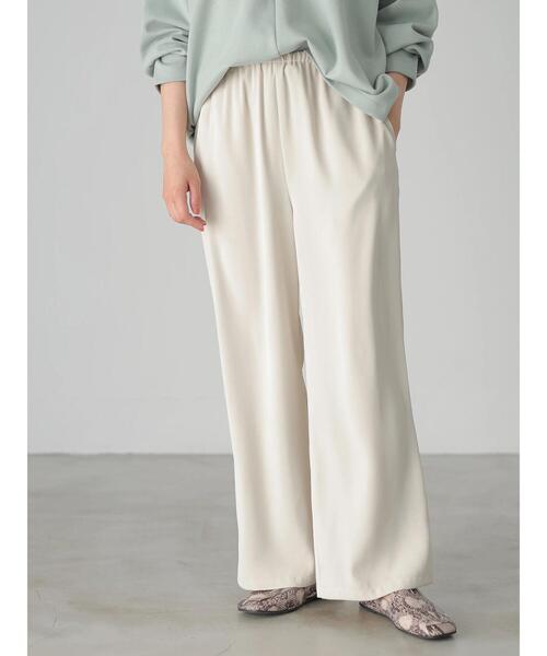 AMERICAN HOLIC（アメリカンホリック）の「ドロストとろみワイドパンツ　＊（その他パンツ・レディース・アイボリー/モカ/ラベンダー/その他14/ダークネイビー・M/L）」の13枚目の写真