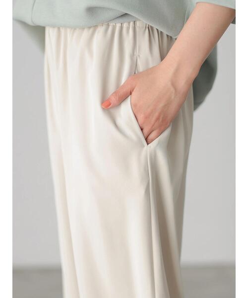 AMERICAN HOLIC（アメリカンホリック）の「ドロストとろみワイドパンツ　＊（その他パンツ・レディース・アイボリー/モカ/ラベンダー/その他14/ダークネイビー・M/L）」の15枚目の写真