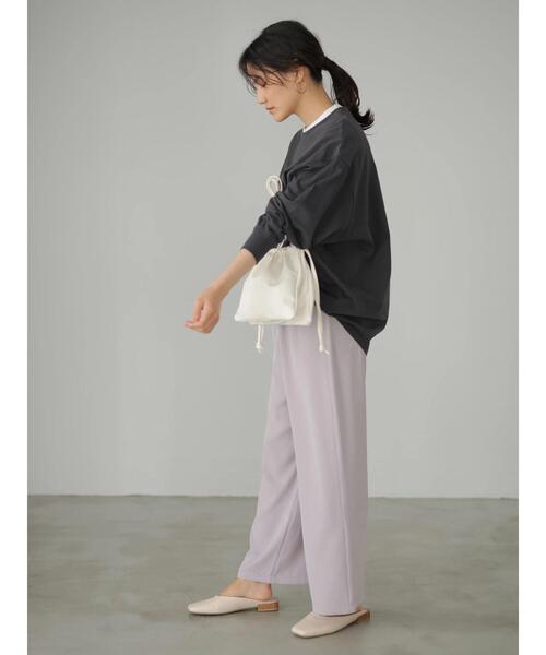 AMERICAN HOLIC（アメリカンホリック）の「ドロストとろみワイドパンツ　＊（その他パンツ・レディース・アイボリー/モカ/ラベンダー/その他14/ダークネイビー・M/L）」の20枚目の写真