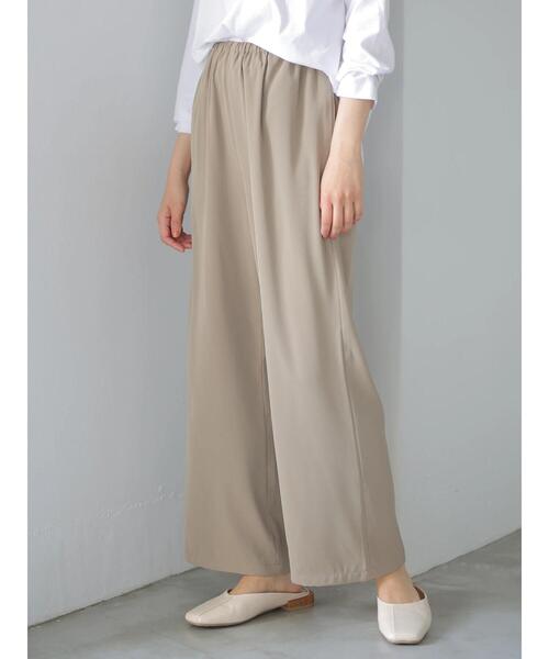 AMERICAN HOLIC（アメリカンホリック）の「ドロストとろみワイドパンツ　＊（その他パンツ・レディース・アイボリー/モカ/ラベンダー/その他14/ダークネイビー・M/L）」の3枚目の写真