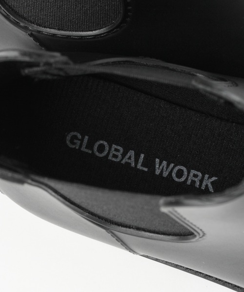 GLOBAL WORK(グローバルワーク)の「GWサイドゴアレインブーツ/938864(レインシューズ・レディース・ブラック・MEDIUM/LARGE)」の4枚目の写真