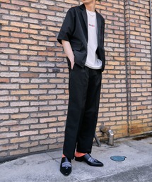 PUBLUX | 【PUBLUX/パブリュクス×ベルエポック】セットアップ ショートスリーブテーラードジャケット&センタープレスワイドスラックス(セットアップ)