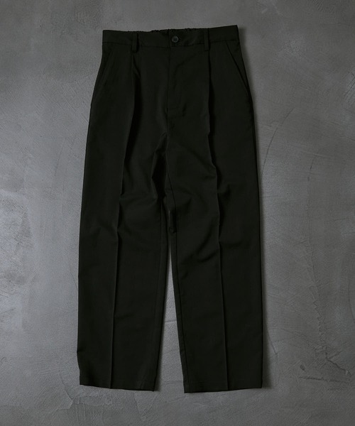 PUBLUX（パブリュクス）の「【PUBLUX/パブリュクス×ベルエポック】セットアップ ショートスリーブテーラードジャケット&センタープレスワイドスラックス（セットアップ・メンズ・ブラック/サックスブルー/ブラウン・SMALL/MEDIUM/LARGE）」の21枚目の写真