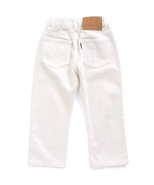 F.O.U（エフオーユー）の「ワイドストレートデニム 10分丈（デニムパンツ・キッズ・ネイビー/ブルー/キナリ・110/100/120/140/130）」の11枚目の写真