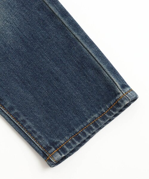 F.O.U（エフオーユー）の「ワイドストレートデニム 10分丈（デニムパンツ・キッズ・ネイビー/ブルー/キナリ・110/100/120/140/130）」の10枚目の写真