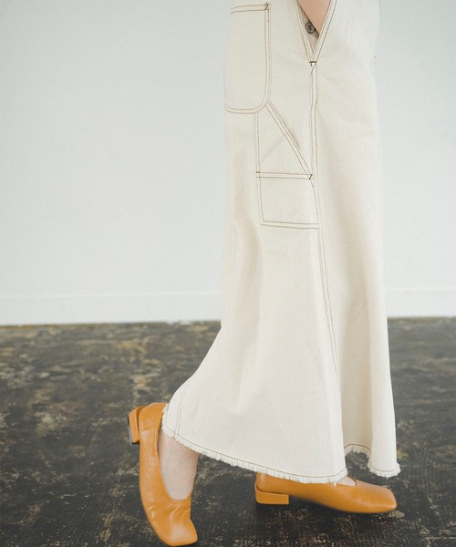 FREE'S MART（フリーズマート）の「ワークジャンパースカート（ジャンパースカート・レディース・キナリ/インディゴブルー・マルチサイズ）」の6枚目の写真