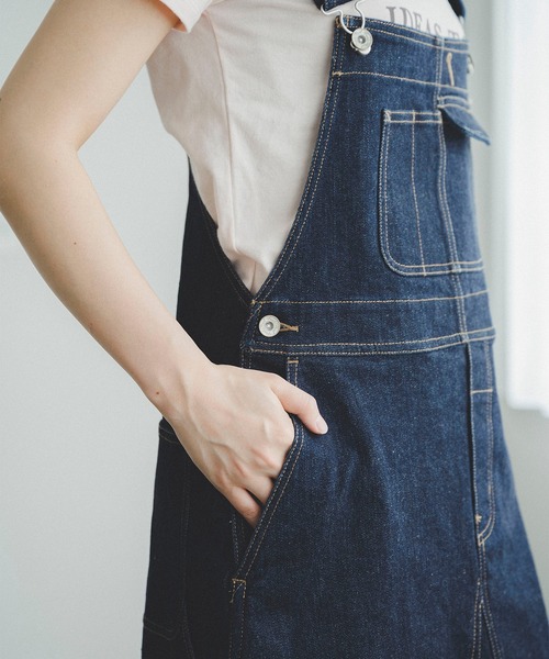 FREE'S MART（フリーズマート）の「ワークジャンパースカート（ジャンパースカート・レディース・キナリ/インディゴブルー・マルチサイズ）」の10枚目の写真