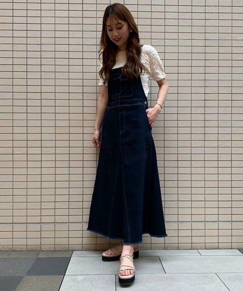 FREE'S MART（フリーズマート）の「ワークジャンパースカート（ジャンパースカート・レディース・キナリ/インディゴブルー・マルチサイズ）」の15枚目の写真