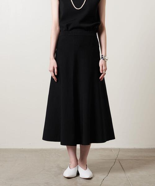 UNITED ARROWS（ユナイテッドアローズ）の「UBCMD RY/N フィット＆フレア スカート†（スカート・レディース・ライトグレー/ブラック/ロイヤルブルー・38/36）」の10枚目の写真