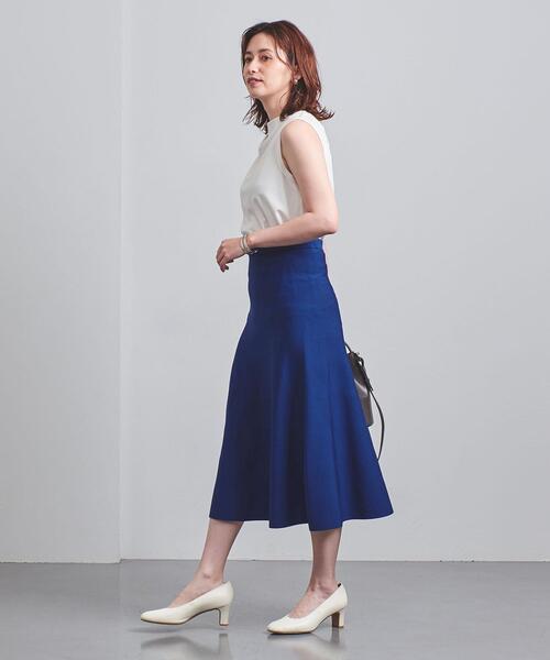 UNITED ARROWS（ユナイテッドアローズ）の「UBCMD RY/N フィット＆フレア スカート†（スカート・レディース・ライトグレー/ブラック/ロイヤルブルー・38/36）」の18枚目の写真