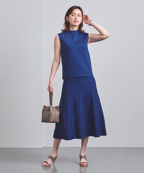 UNITED ARROWS（ユナイテッドアローズ）の「UBCMD RY/N フィット＆フレア スカート†（スカート・レディース・ライトグレー/ブラック/ロイヤルブルー・38/36）」の19枚目の写真