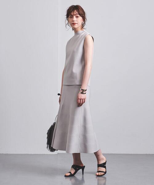 UNITED ARROWS（ユナイテッドアローズ）の「UBCMD RY/N フィット＆フレア スカート†（スカート・レディース・ライトグレー/ブラック/ロイヤルブルー・38/36）」の21枚目の写真