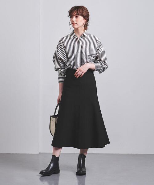 UNITED ARROWS（ユナイテッドアローズ）の「UBCMD RY/N フィット＆フレア スカート†（スカート・レディース・ライトグレー/ブラック/ロイヤルブルー・38/36）」の22枚目の写真