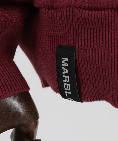 MARBLES（マーブルズ）の「mn2347-PAISLEY DOUBLE JACQUARD KNIT ニット（ニット/セーター・メンズ・バーガンディー/ネイビー・S/XL/L/M）」の20枚目の写真