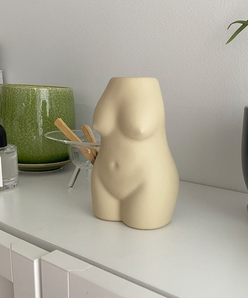 SANSeLF(サンセルフ)の「ヌードフラワーベース sanh43【SANSeLF】(フラワーベース・レディース・ベージュ・FREE)」の3枚目の写真
