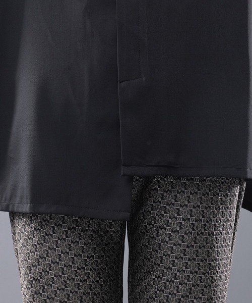 kutir（クティール）の「ルーズトロミアシメシャツ（シャツ/ブラウス・メンズ・ライトグリーン/スモークピンク/ブラック・LARGE/MEDIUM）」の9枚目の写真